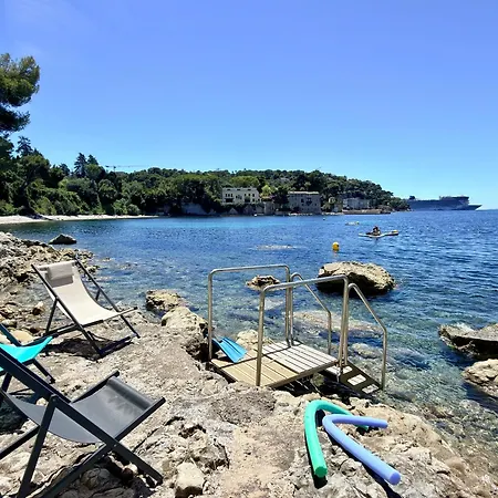 Cap-ferrat Waterfront Villa-private Sea Access Villa *